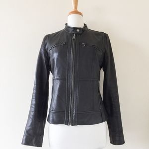 MICHAEL Michael Kors black leather jacket